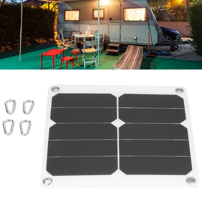 15W Solar Panels USB High Conversion Efficiency Light 5V Portable Solar Power Bank for Camping Hiking Biking V1294-YM0523-3114220010811