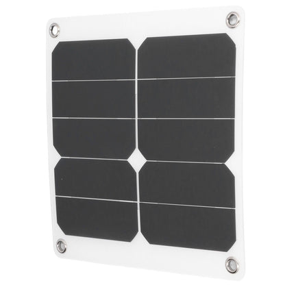 15W Solar Panels USB High Conversion Efficiency Light 5V Portable Solar Power Bank for Camping Hiking Biking V1294-YM0523-3114220010811