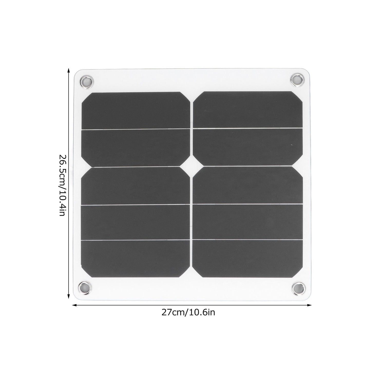 15W Solar Panels USB High Conversion Efficiency Light 5V Portable Solar Power Bank for Camping Hiking Biking V1294-YM0523-3114220010811