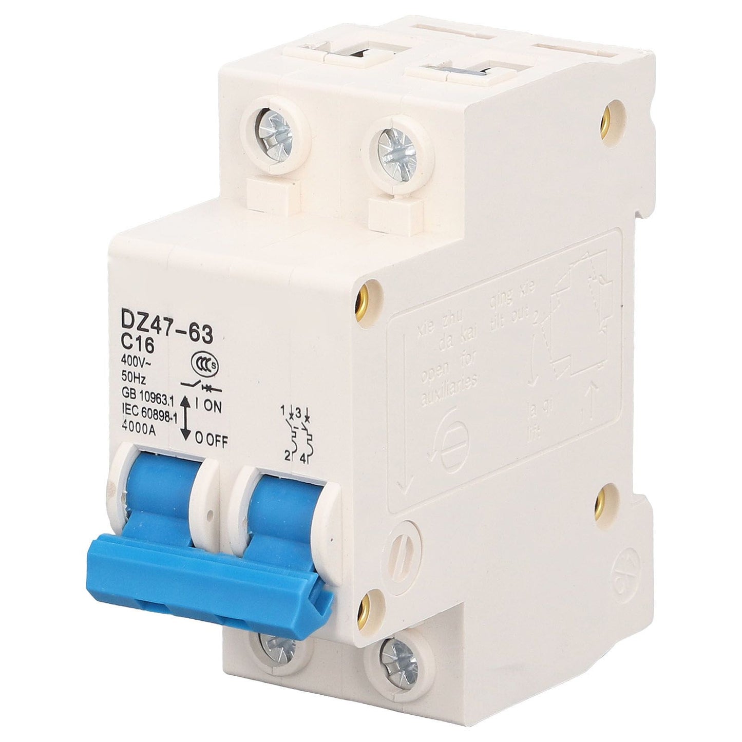 2P Miniature Circuit Breaker Multiple Protection Functions High Safety 16A 220V Circuit Leakage Breaker for V1294-YM0523-3114220011311