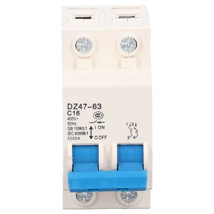 2P Miniature Circuit Breaker Multiple Protection Functions High Safety 16A 220V Circuit Leakage Breaker for V1294-YM0523-3114220011311