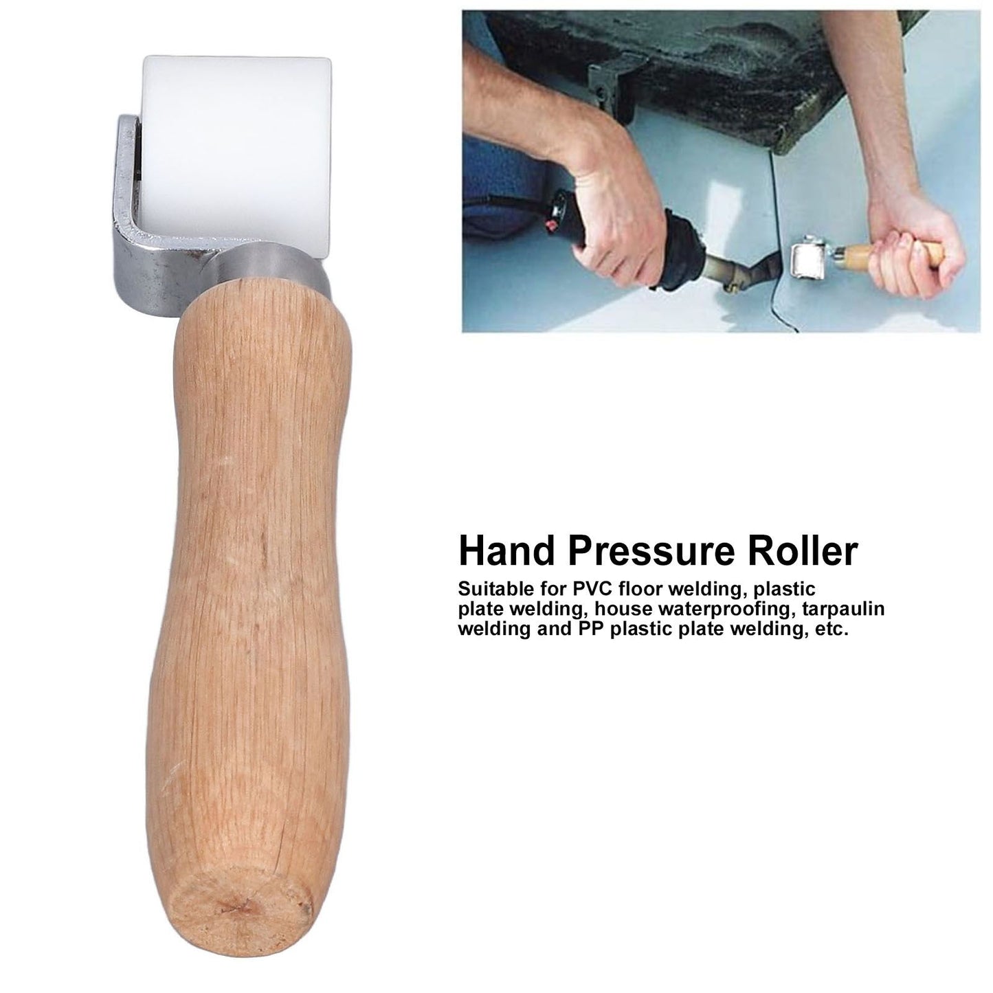 Seam Roller Heat Resistant 2 Way Bearing 28mm / 1.1in Width Handheld Pressure Roller V1294-YM0523-3114220011511