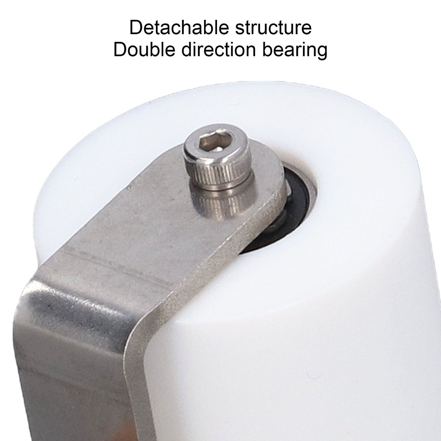 Silicone Seam Roller Approx 2.8in Detachable Structure Double Direction Bearing Waterproof Durable Seam Roller V1294-YM0523-3114220011911