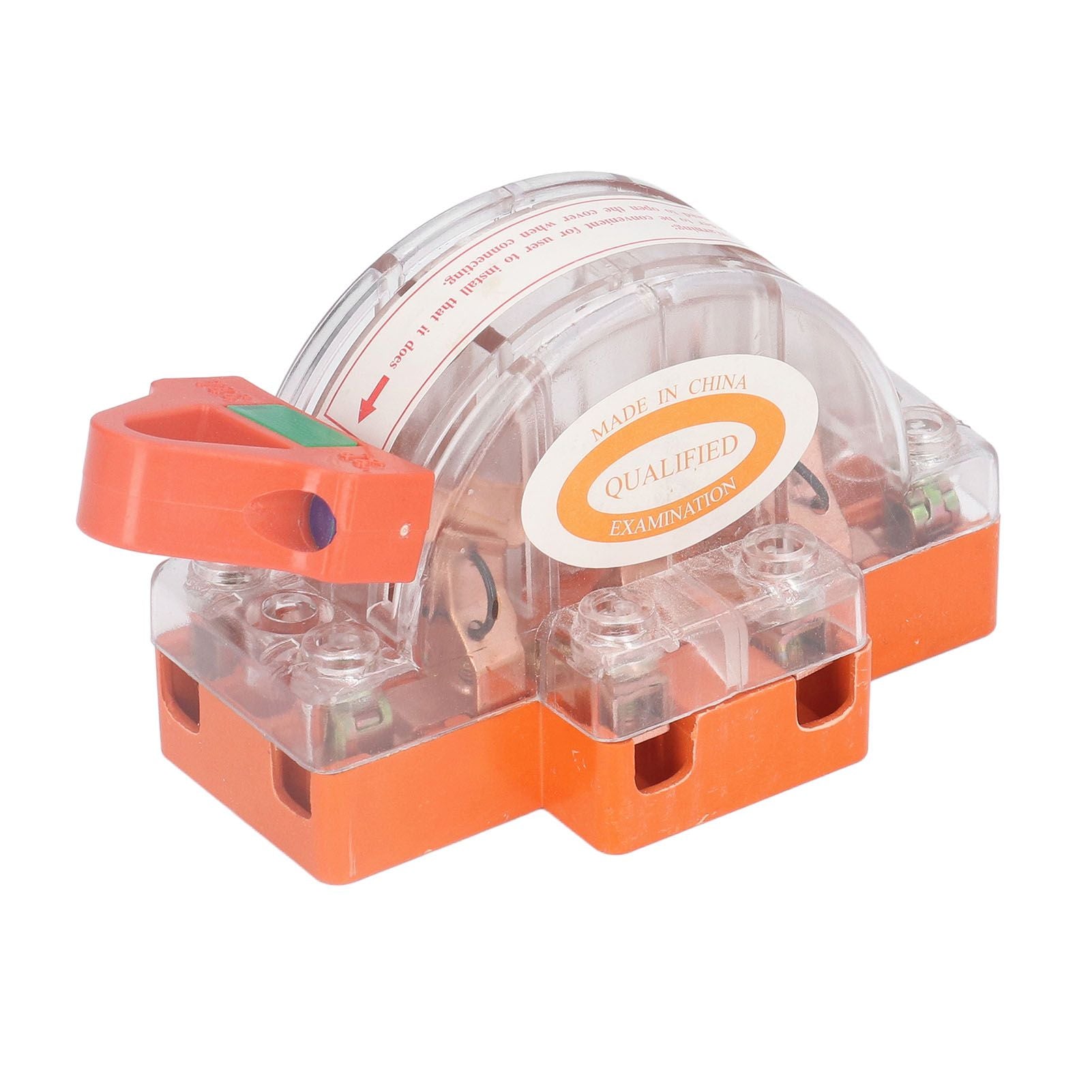 Transparent Knife Switch 2P 32A Double Pole Against Electric Shock Safety Knife Switch with Indicator for V1294-YM0523-3114220012211