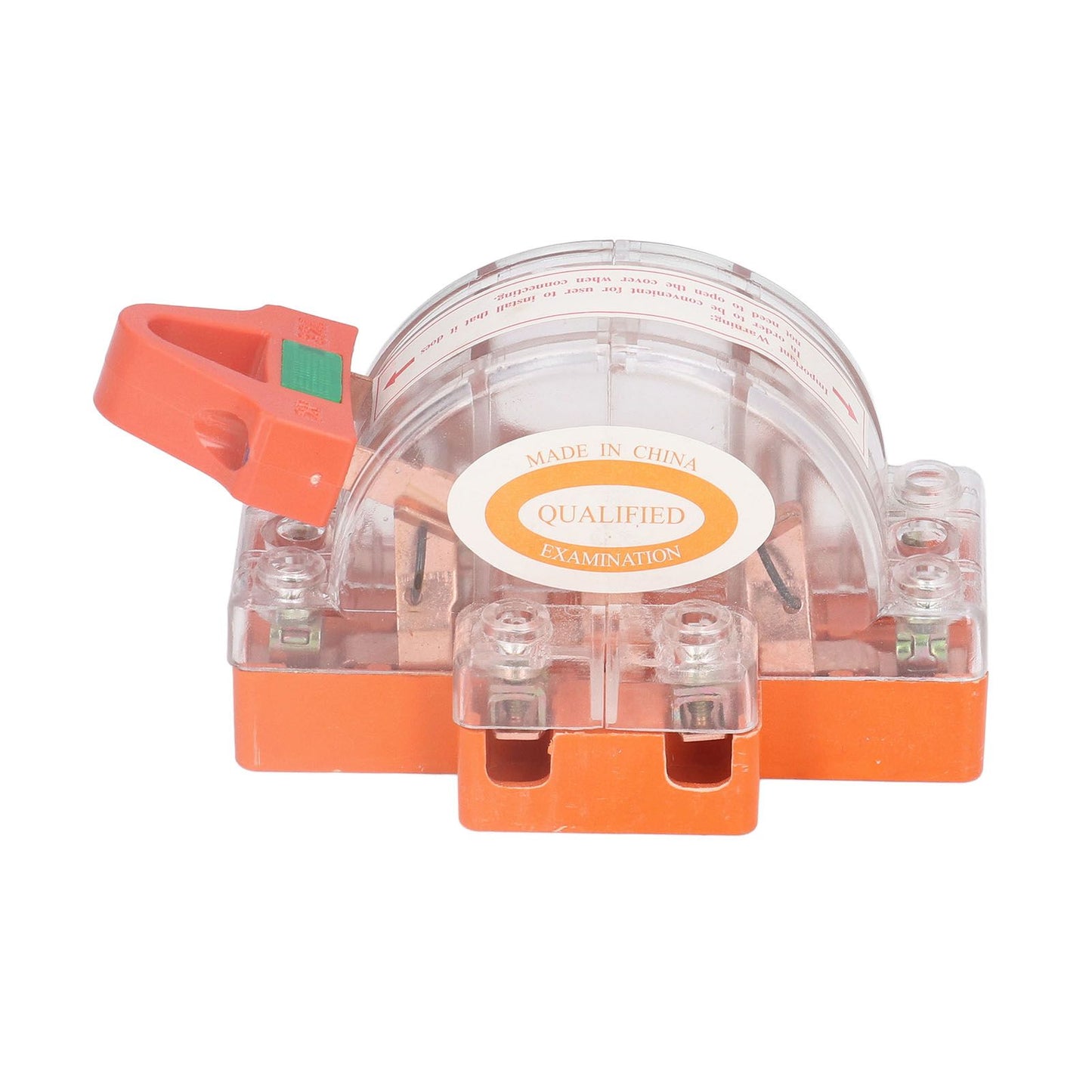 Transparent Knife Switch 2P 32A Double Pole Against Electric Shock Safety Knife Switch with Indicator for V1294-YM0523-3114220012211