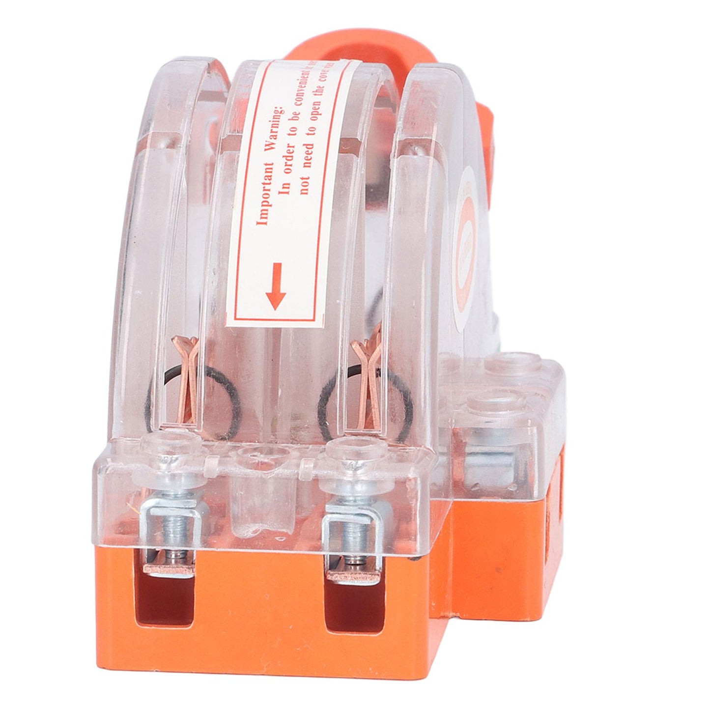 Knife Switch 2P 63A Pure Copper LED Bidirectional Dual Throw with Transparent Shell for Home Appliances AC220V V1294-YM0523-3114220012611