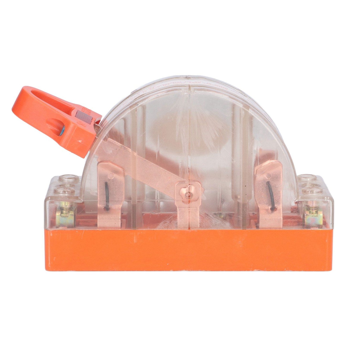 Double Pole Knife Switch Transparent Shell 2P 100A Safety Knife Switch with LED Indicator for Generator Power V1294-YM0523-3114220012711