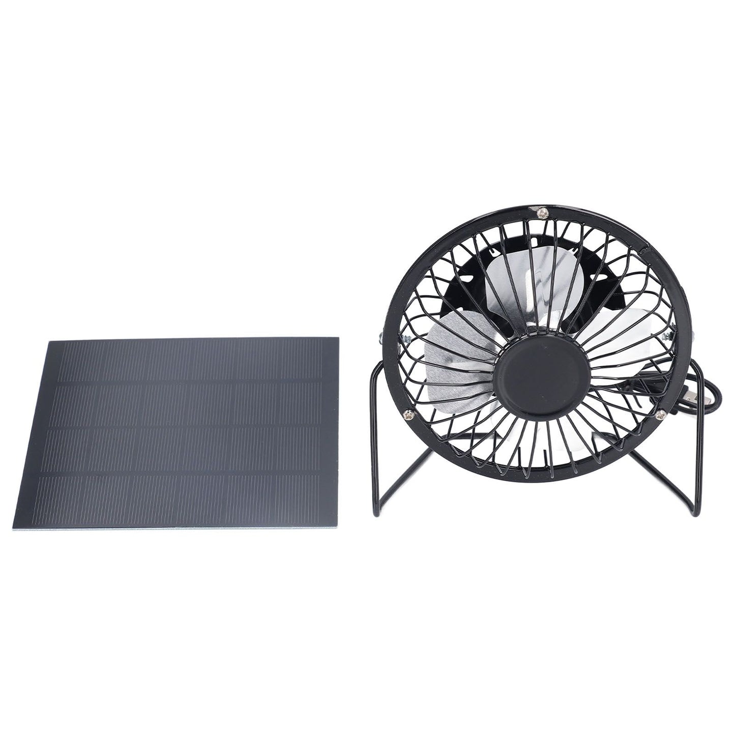 Polysilicon Solar Panel Fan Small Portable USB Solar Powered Fan for Travel Fishing Picnic 3W 6V V1294-YM0523-3114220012811