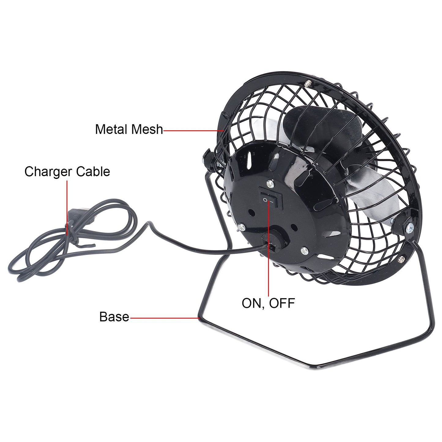 Polysilicon Solar Panel Fan Small Portable USB Solar Powered Fan for Travel Fishing Picnic 3W 6V V1294-YM0523-3114220012811
