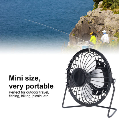 Polysilicon Solar Panel Fan Small Portable USB Solar Powered Fan for Travel Fishing Picnic 3W 6V V1294-YM0523-3114220012811