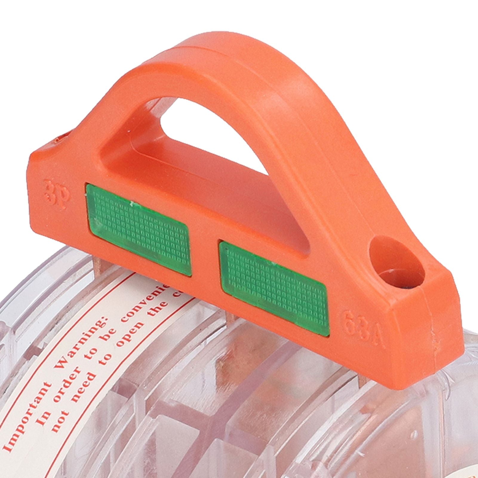 3 Pole Knife Switch Anti Electrical Shock Good Contact 63A AC380V Safety Knife Switch with LED Indicator for V1294-YM0523-3114220013011