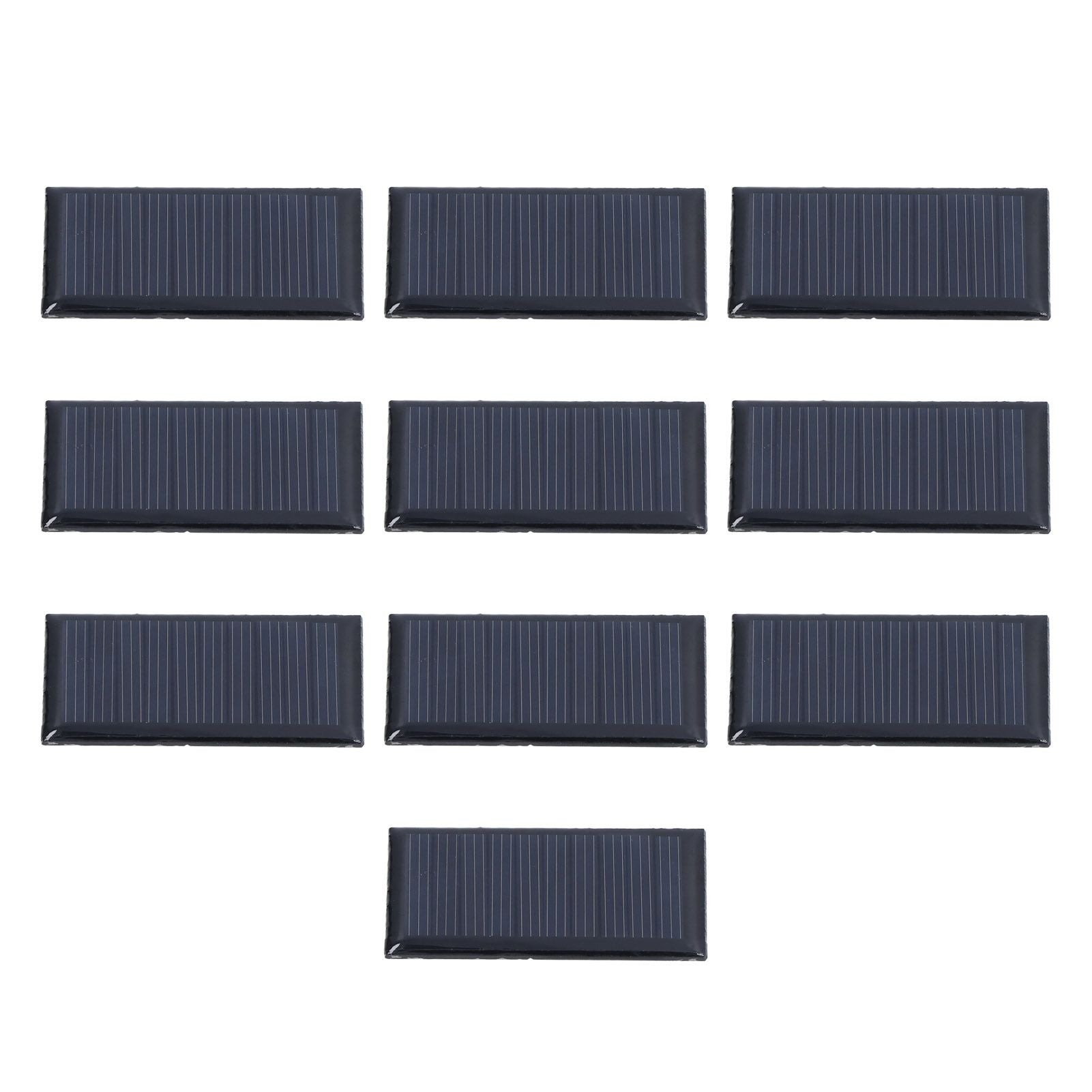10pcs Small Solar Cell Weather Resistant DIY Solar Panel Module for Science Projects Toy Light 0.15W 5V V1294-YM0523-3114220013111