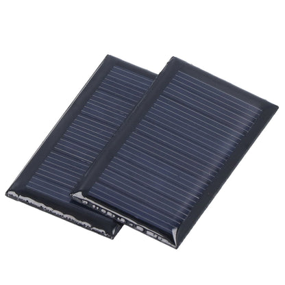 10pcs Small Solar Cell Weather Resistant DIY Solar Panel Module for Science Projects Toy Light 0.15W 5V V1294-YM0523-3114220013111
