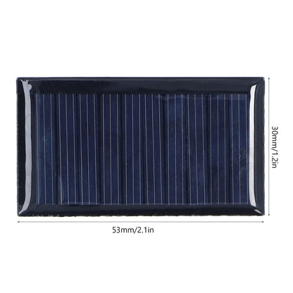 10pcs Small Solar Cell Weather Resistant DIY Solar Panel Module for Science Projects Toy Light 0.15W 5V V1294-YM0523-3114220013111