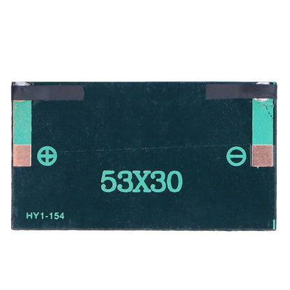 10pcs Small Solar Cell Weather Resistant DIY Solar Panel Module for Science Projects Toy Light 0.15W 5V V1294-YM0523-3114220013111