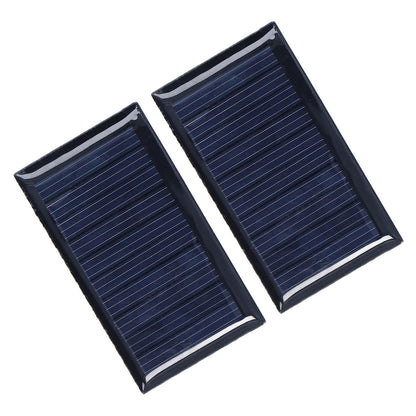 10pcs Small Solar Cell Weather Resistant DIY Solar Panel Module for Science Projects Toy Light 0.15W 5V V1294-YM0523-3114220013111