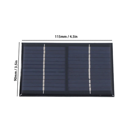 Solar Panel Waterproof 1.5W 12V DIY Solar Panel for Solar Toys/Lights/Displays Scientific Projects V1294-YM0523-3114220013211
