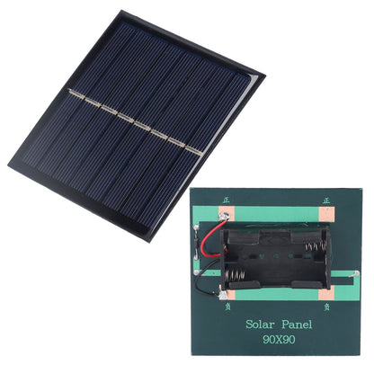 1W 4V Solar Panels High Efficiency Polysilicon Rechargeable 1.2V 2 AA Recharge Battery for Home Lighting V1294-YM0523-3114220013411