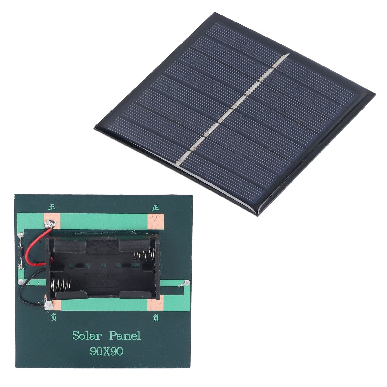 1W 4V Solar Panels High Efficiency Polysilicon Rechargeable 1.2V 2 AA Recharge Battery for Home Lighting V1294-YM0523-3114220013411