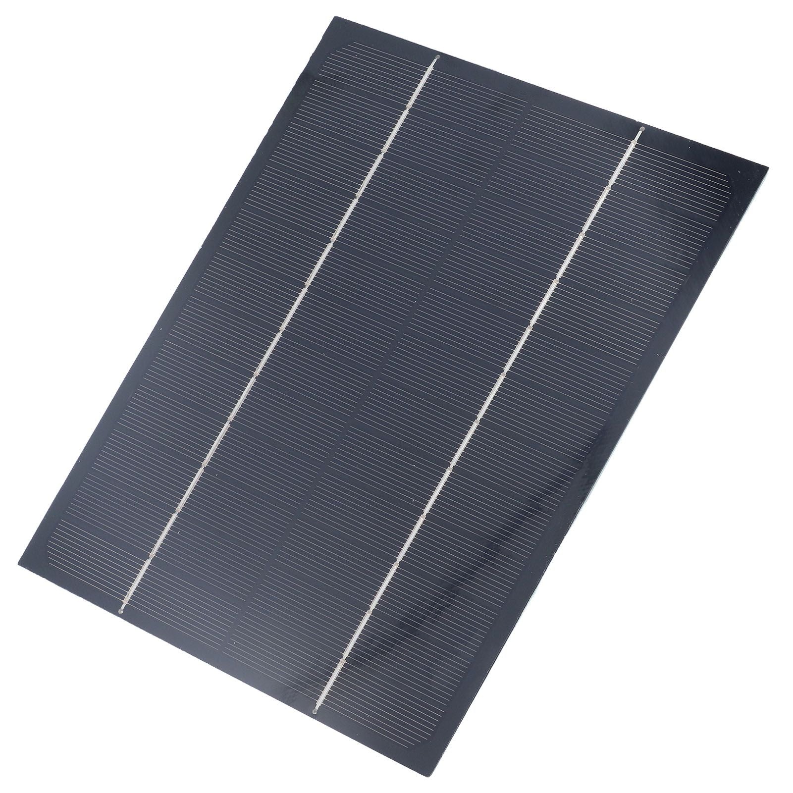 Solar Panel Waterproof 6W 12V DIY Solar Panel for Solar Toys/Lights/Displays Scientific Projects V1294-YM0523-3114220013611