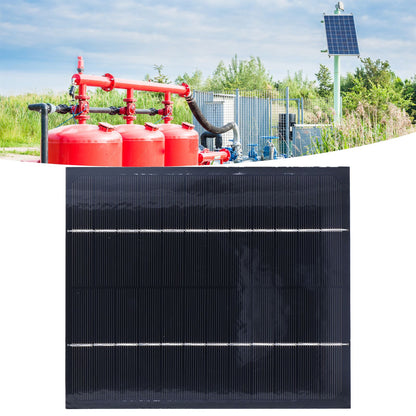 Solar Panel Waterproof 6W 12V DIY Solar Panel for Solar Toys/Lights/Displays Scientific Projects V1294-YM0523-3114220013611