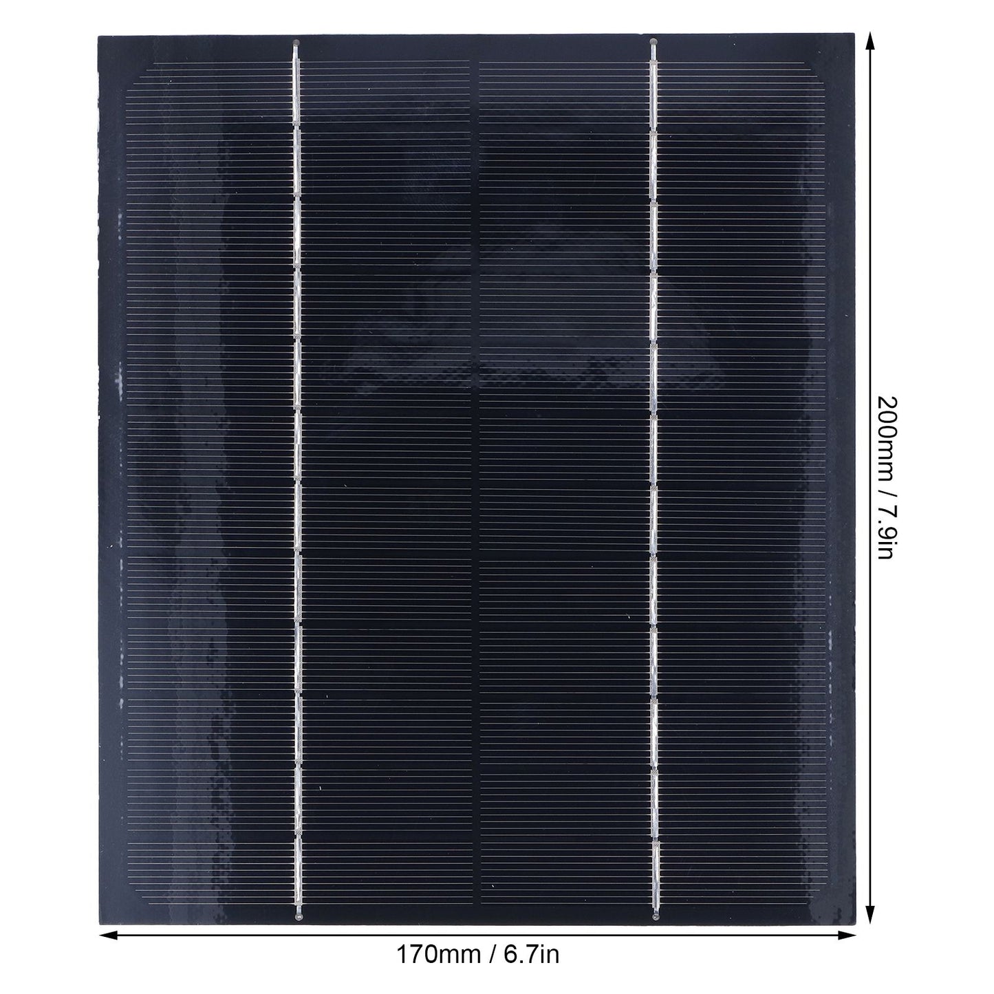 Solar Panel Waterproof 6W 12V DIY Solar Panel for Solar Toys/Lights/Displays Scientific Projects V1294-YM0523-3114220013611