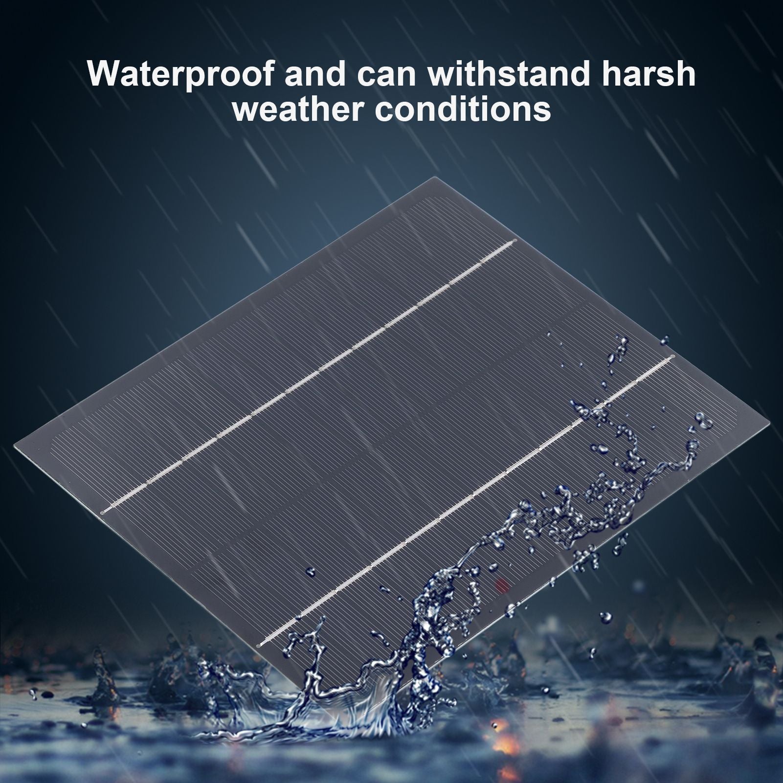 Solar Panel Waterproof 6W 12V DIY Solar Panel for Solar Toys/Lights/Displays Scientific Projects V1294-YM0523-3114220013611