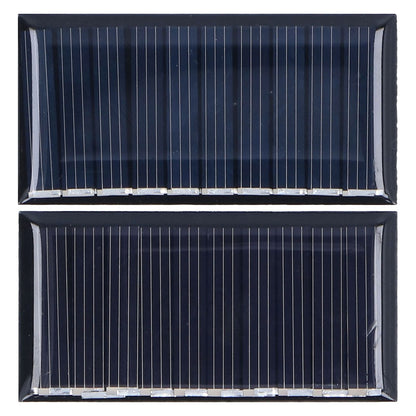 2Pcs Mini Solar Panels 0.25W 5V Portable Mini Polycrystalline Silicon Weatherproof Durable Widely Used Mini V1294-YM0523-3114220013711