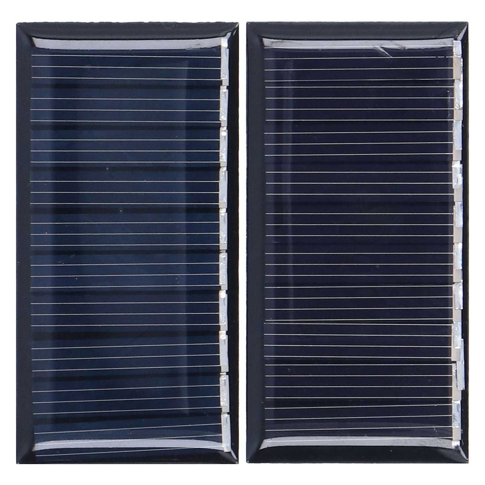 2Pcs Mini Solar Panels 0.25W 5V Portable Mini Polycrystalline Silicon Weatherproof Durable Widely Used Mini V1294-YM0523-3114220013711