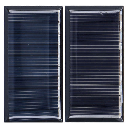 2Pcs Mini Solar Panels 0.25W 5V Portable Mini Polycrystalline Silicon Weatherproof Durable Widely Used Mini V1294-YM0523-3114220013711