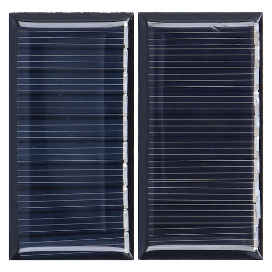 2Pcs Mini Solar Panels 0.25W 5V Portable Mini Polycrystalline Silicon Weatherproof Durable Widely Used Mini V1294-YM0523-3114220013711