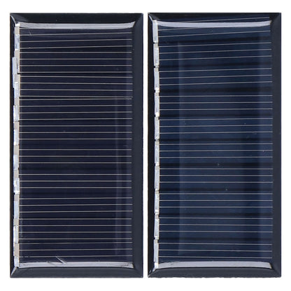 2Pcs Mini Solar Panels 0.25W 5V Portable Mini Polycrystalline Silicon Weatherproof Durable Widely Used Mini V1294-YM0523-3114220013711
