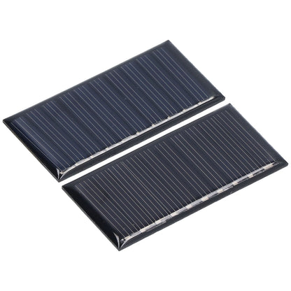 2Pcs Mini Solar Panels 0.25W 5V Portable Mini Polycrystalline Silicon Weatherproof Durable Widely Used Mini V1294-YM0523-3114220013711