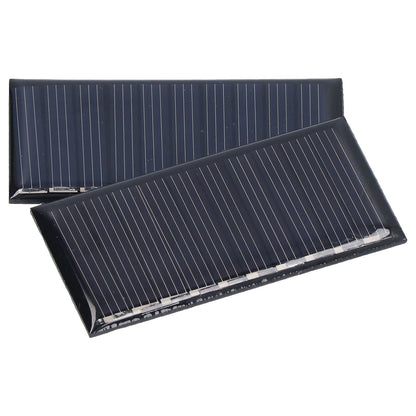 2Pcs Mini Solar Panels 0.25W 5V Portable Mini Polycrystalline Silicon Weatherproof Durable Widely Used Mini V1294-YM0523-3114220013711