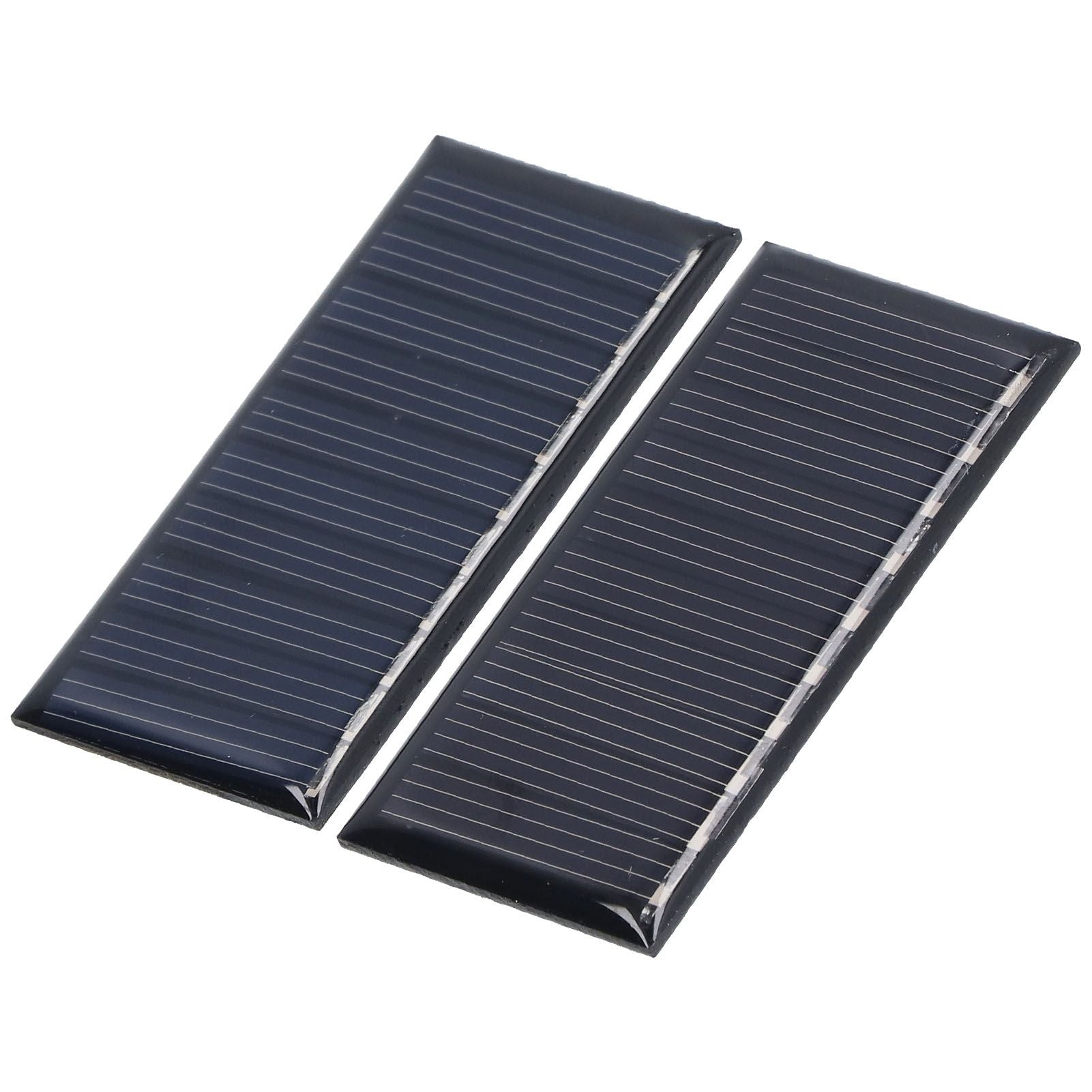 2Pcs Mini Solar Panels 0.25W 5V Portable Mini Polycrystalline Silicon Weatherproof Durable Widely Used Mini V1294-YM0523-3114220013711