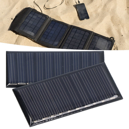 2Pcs Mini Solar Panels 0.25W 5V Portable Mini Polycrystalline Silicon Weatherproof Durable Widely Used Mini V1294-YM0523-3114220013711