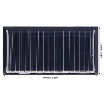 2Pcs Mini Solar Panels 0.25W 5V Portable Mini Polycrystalline Silicon Weatherproof Durable Widely Used Mini V1294-YM0523-3114220013711