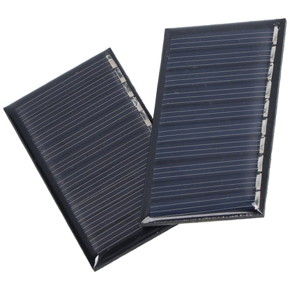2Pcs Mini Solar Panels 0.25W 5V Portable Mini Polycrystalline Silicon Weatherproof Durable Widely Used Mini V1294-YM0523-3114220013711