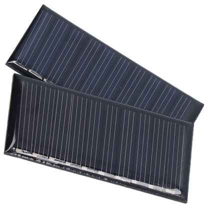 2Pcs Mini Solar Panels 0.25W 5V Portable Mini Polycrystalline Silicon Weatherproof Durable Widely Used Mini V1294-YM0523-3114220013711