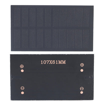 Small Solar Panel Monocrystalline Silicon Portable Solar Cell Module for 3.7V Batteries Charging 1W 5V V1294-YM0523-3114220013911