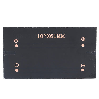 Small Solar Panel Monocrystalline Silicon Portable Solar Cell Module for 3.7V Batteries Charging 1W 5V V1294-YM0523-3114220013911