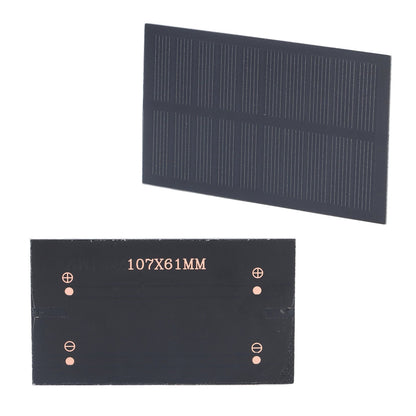 Small Solar Panel Monocrystalline Silicon Portable Solar Cell Module for 3.7V Batteries Charging 1W 5V V1294-YM0523-3114220013911