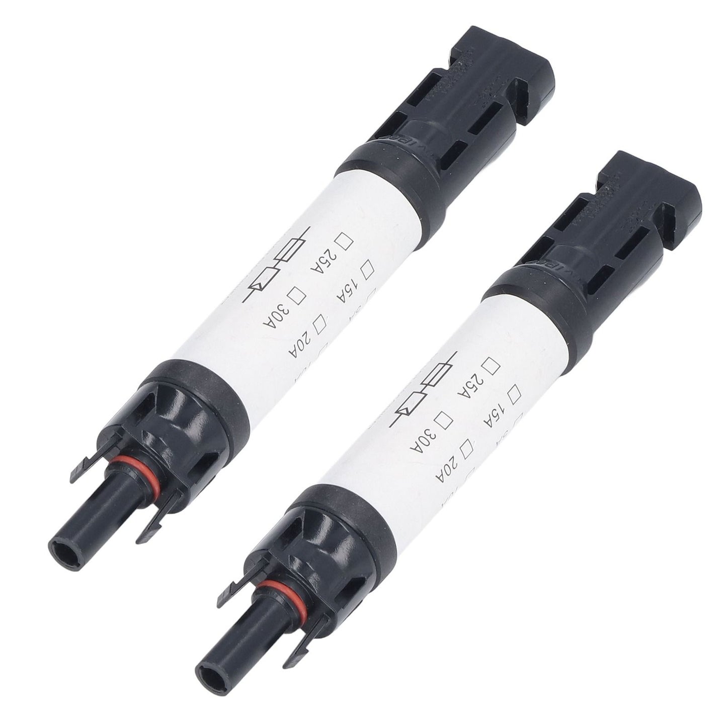 2Sets Solar PV Connectors Set IP68 Waterproof Anti UV 1000V Solar Built in Fuse Connector for Solar V1294-YM0523-3114220014014
