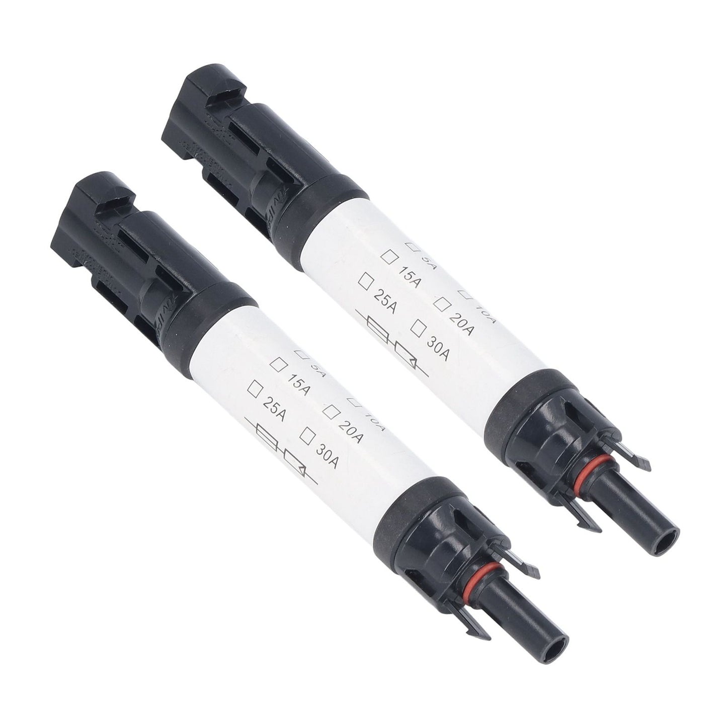 2Sets Solar PV Connectors Set IP68 Waterproof Anti UV 1000V Solar Built in Fuse Connector for Solar V1294-YM0523-3114220014014