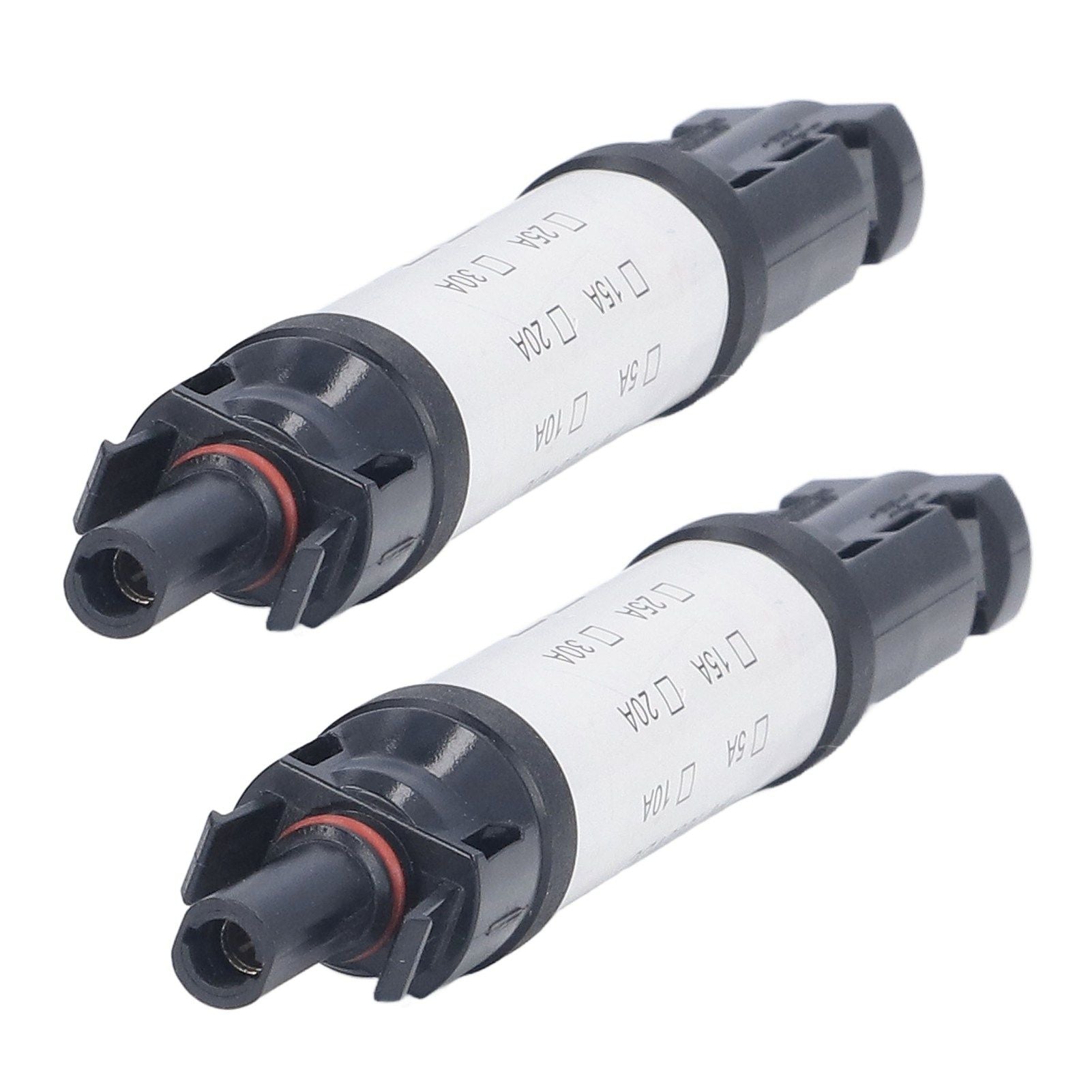 2Sets Solar PV Connectors Set IP68 Waterproof Anti UV 1000V Solar Built in Fuse Connector for Solar V1294-YM0523-3114220014014