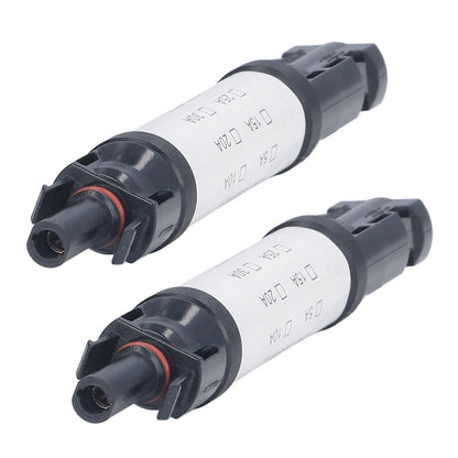 2Sets Solar PV Connectors Set IP68 Waterproof Anti UV 1000V Solar Built in Fuse Connector for Solar V1294-YM0523-3114220014014