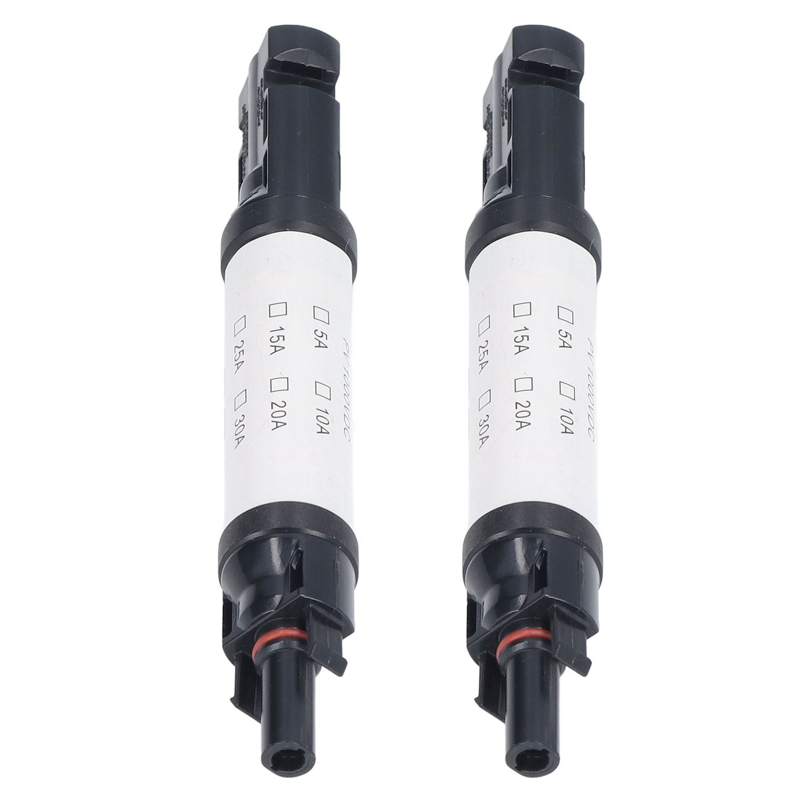 2Sets Solar PV Connectors Set IP68 Waterproof Anti UV 1000V Solar Built in Fuse Connector for Solar V1294-YM0523-3114220014014