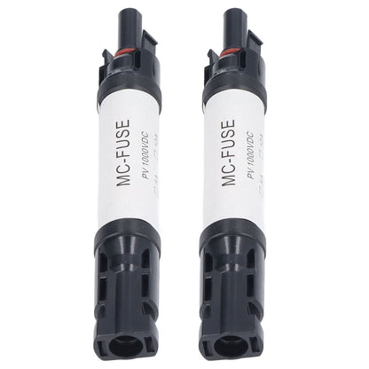 2Sets Solar PV Connectors Set IP68 Waterproof Anti UV 1000V Solar Built in Fuse Connector for Solar V1294-YM0523-3114220014014