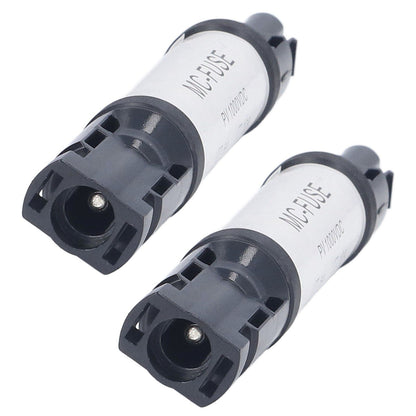 2Sets Solar PV Connectors Set IP68 Waterproof Anti UV 1000V Solar Built in Fuse Connector for Solar V1294-YM0523-3114220014014