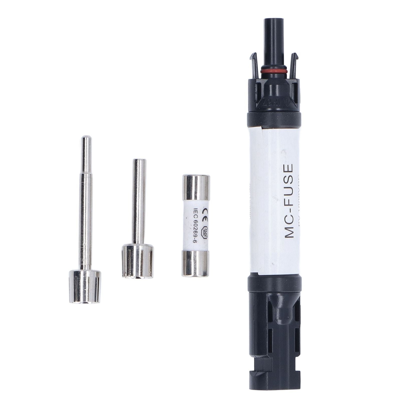 2Sets Solar PV Connectors Set IP68 Waterproof Anti UV 1000V Solar Built in Fuse Connector for Solar V1294-YM0523-3114220014014